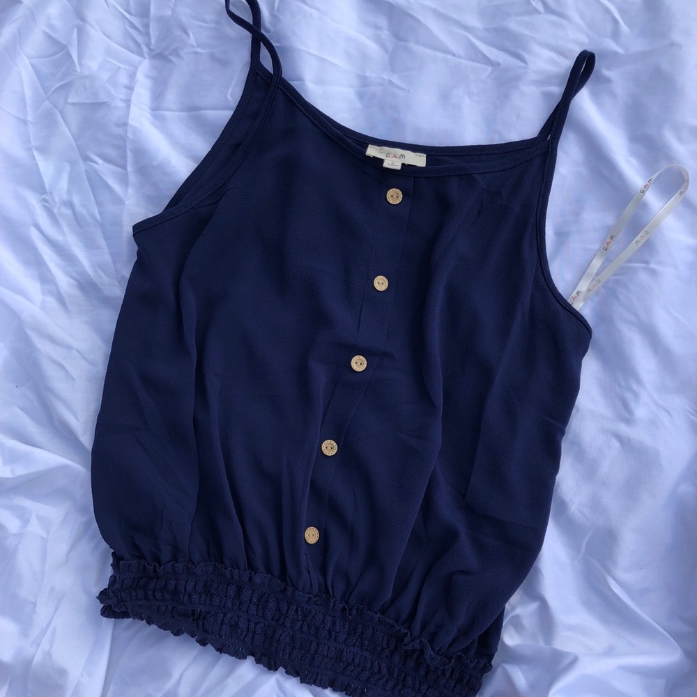 Cute blue top